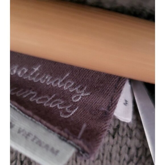 Anthropologie Saturday Sunday Marl Oversized Funnel Neck Sweater Green Women's M - Picture 3 of 12